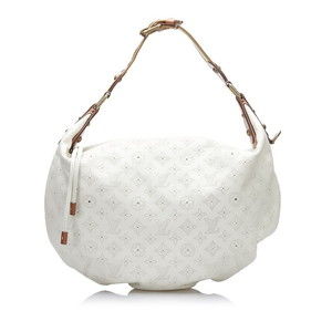 Louis Vuitton Mahina Onata GM Shoulder Bag White Ivory Leather